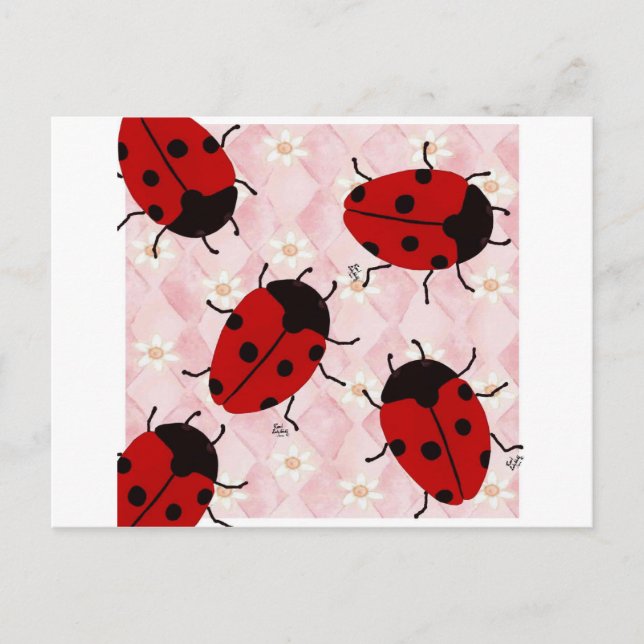 CARTÃO POSTAL LADYBUGS (Frente)