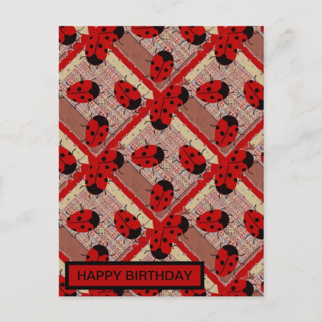 CARTÃO POSTAL LADYBUGS (Frente)