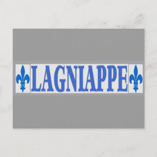 Cartão Postal Lagniappe de Azulejos Azuis