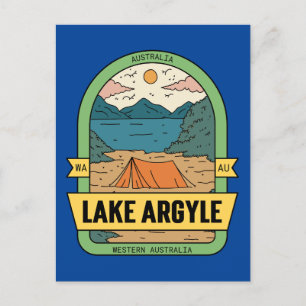 Cartão Postal Lago Argyle Western Austrália