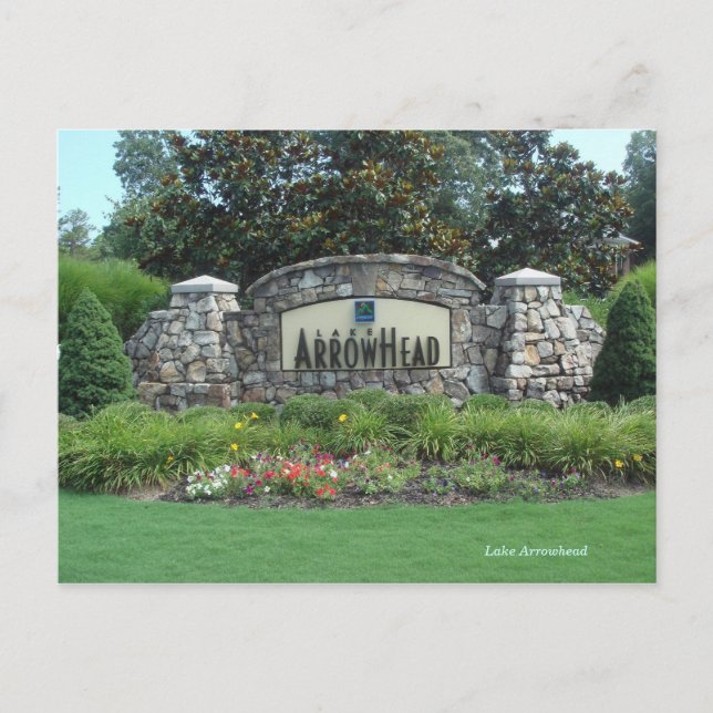Cartão Postal Lago Arrohead Postercard 2 (Frente)