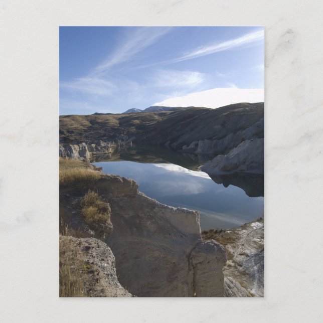 Cartão Postal lago azul (Frente)
