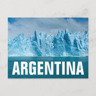 Cartão Postal Lago Azul, Gelo E Céu