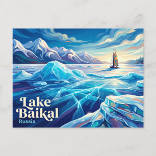 Cartão Postal Lago Baikal Rússia
