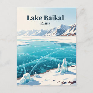 Cartão Postal Lago Baikal Rússia