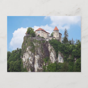 Cartão Postal Lago Bled Castle, Bled, Eslovênia