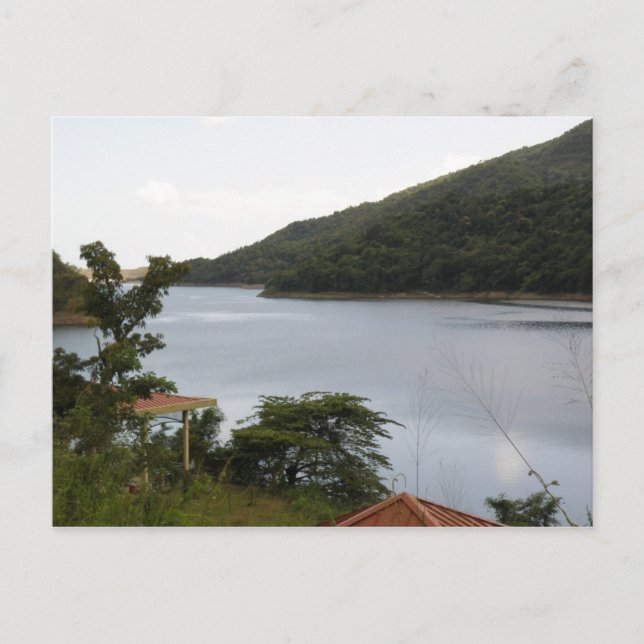 Cartão Postal Lago Cerrillos Ponce (Frente)