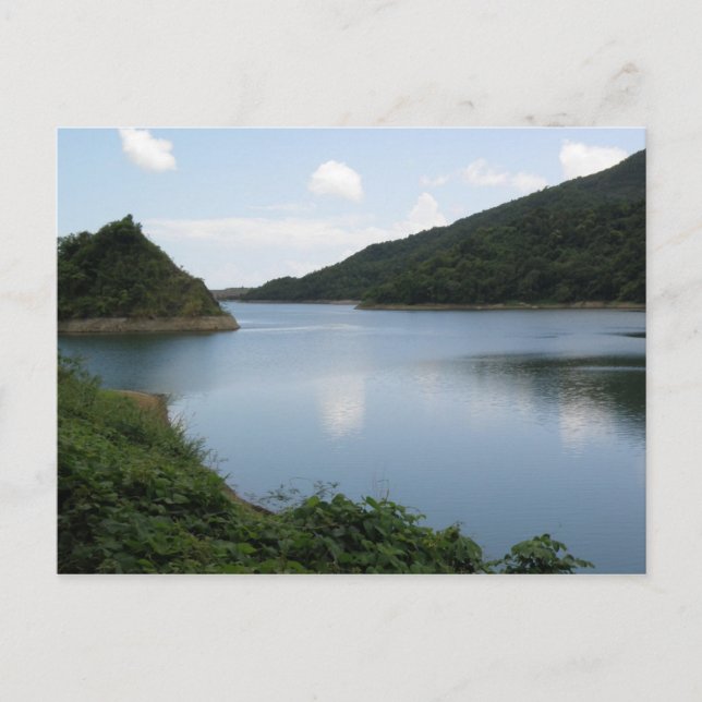 Cartão Postal Lago Cerrillos Ponce (Frente)