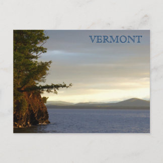 Cartão Postal Lago Champlain, de Shelburn Fazendas, VT