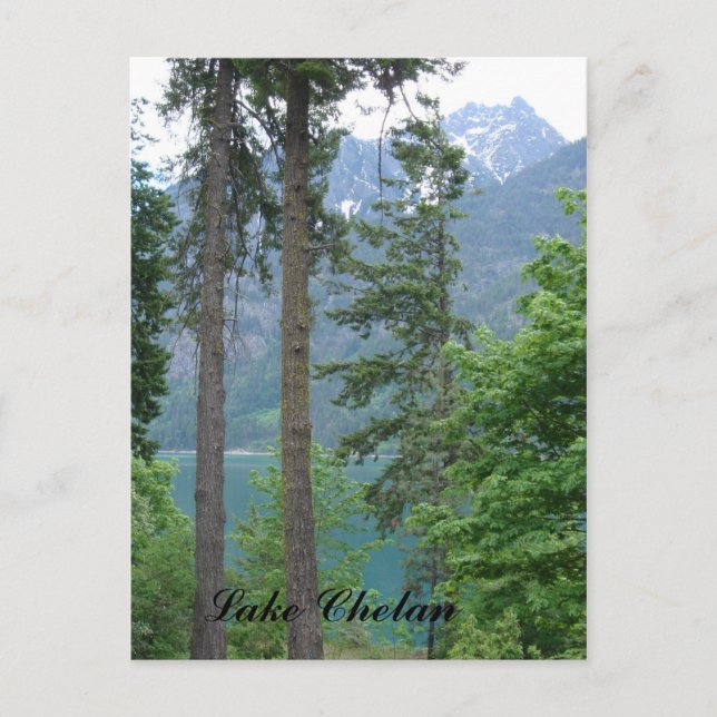 Cartão Postal Lago Chelan (Frente)