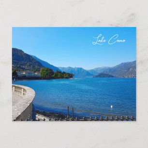 Cartão Postal Lago Como Itália - Montanhas Paisagem