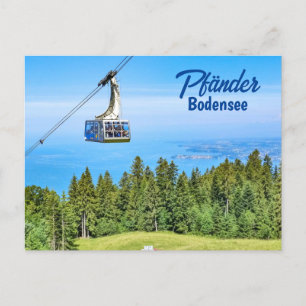 Cartão Postal Lago Constance View, dos Pfänder, Áustria