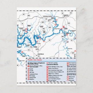 Cartão Postal Lago Cumberland