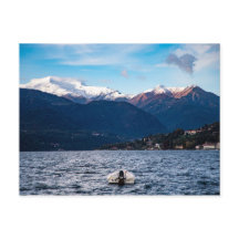 Lago de aorta na Itália norte