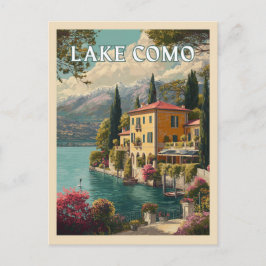 Cartão Postal Lago de Como – Charme à Beira-Lago Italiano