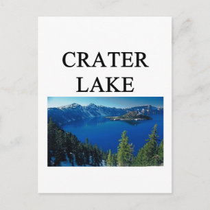 Cartão Postal lago de cratera