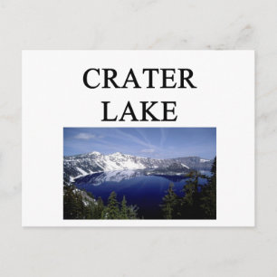 Cartão Postal lago de cratera