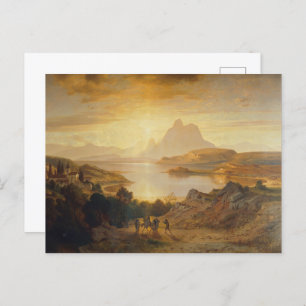 Cartão Postal Lago de Lugano - Albert Zimmermann