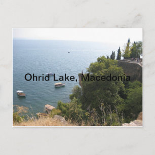 Cartão Postal Lago de Ohrid, Macedônia