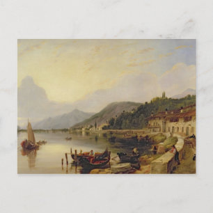 Cartão Postal Lago d'Iseo, Itália