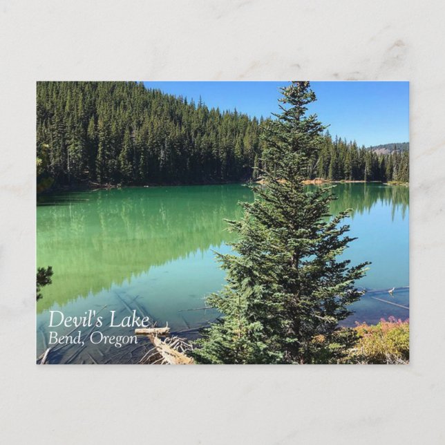 Cartão Postal Lago do Diabo, OR (Frente)