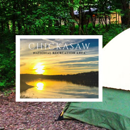 Cartão Postal Lago dos Arbuckles, Zona Nacional de Rec de Chicka