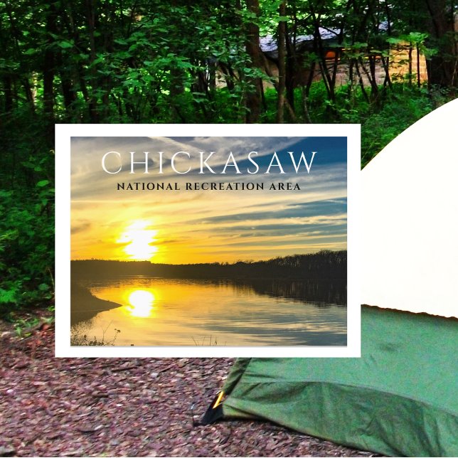 Cartão Postal Lago dos Arbuckles, Zona Nacional de Rec de Chicka (Criador carregado)