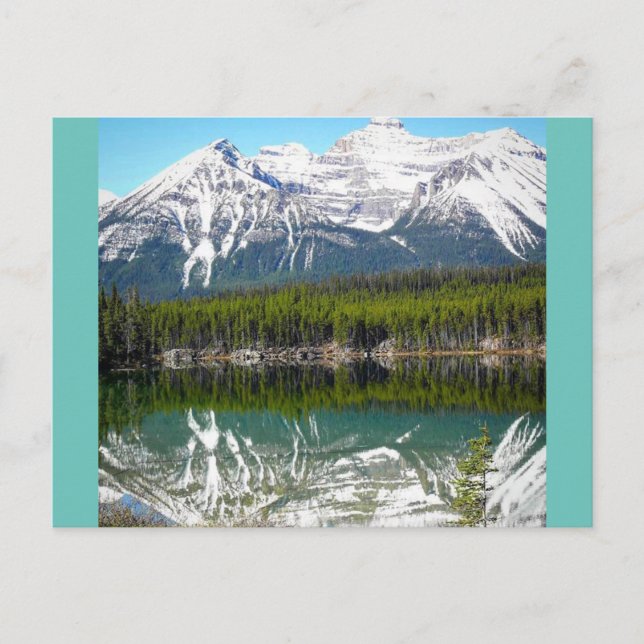 Cartão Postal Lago em Banff (Frente)