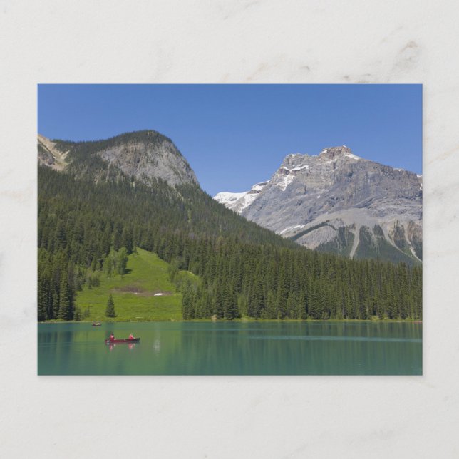 Cartão Postal Lago Emerald, Rockies canadenses, britânico (Frente)