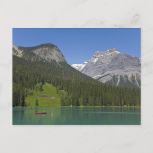 Cartão Postal Lago Esmeralda, Rochosas Canadenses, Britân