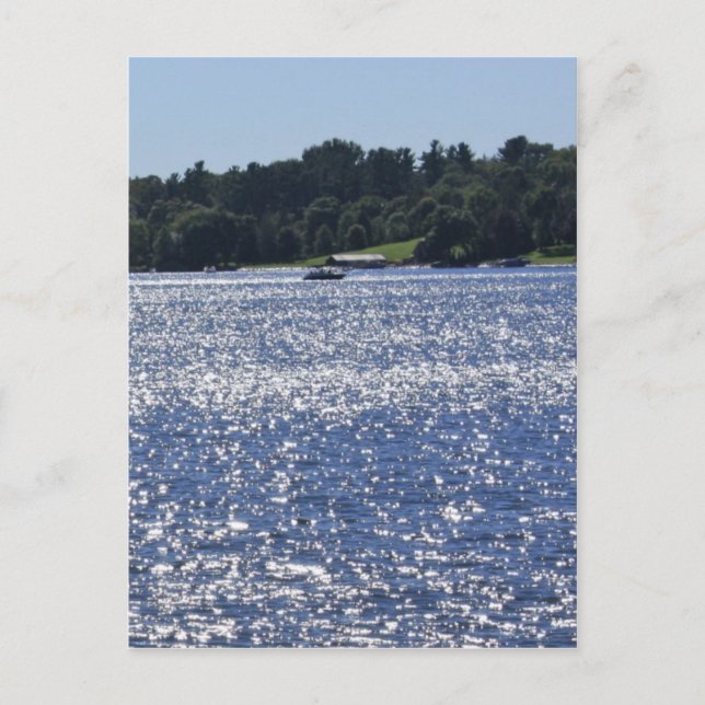 Cartão Postal Lago espumante (Frente)