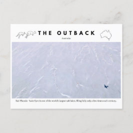 Cartão Postal Lago Eyre - Kati Thanda Lago Salgado