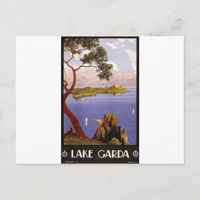 Cartão Postal Lago Garda (Frente)