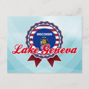 Cartão Postal Lago Genebra, WI