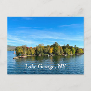 Cartão Postal Lago George New York