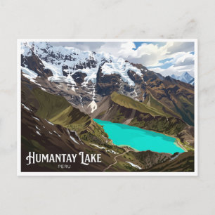 Cartão Postal Lago Humantay Mollepata Peru