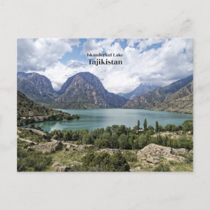 Cartão Postal Lago Iskanderkul, Tajiquistão