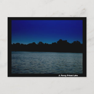 Cartão Postal Lago J. Percy Priest à Noite