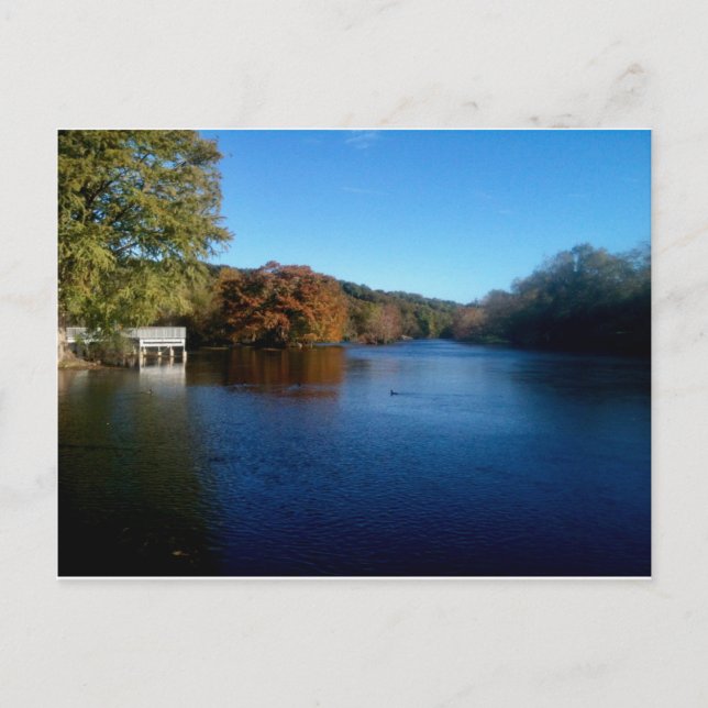 Cartão Postal Lago Landa Park (Frente)
