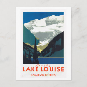 Cartão Postal Lago Louise Canada Rockies Canada