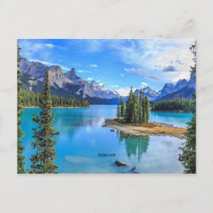 Cartão Postal Lago Maligne, Alberta, Canadá