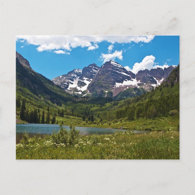 Cartão Postal Lago Maroon (Frente)