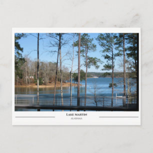 Cartão Postal Lago Martin Alabama