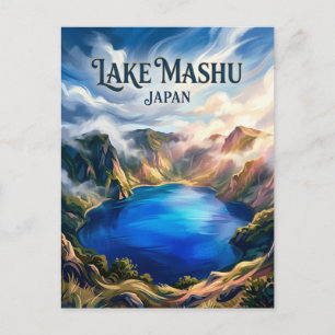 Cartão Postal Lago Mashū Japão