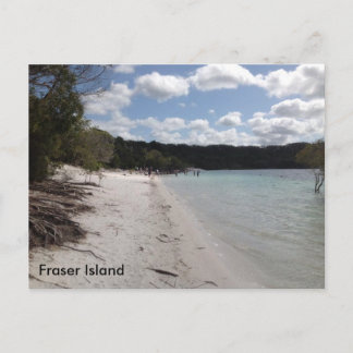 Cartão Postal Lago McKenzie, Ilha Fraser, Austrália Queensland