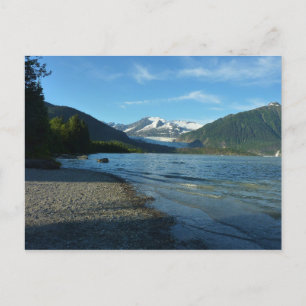 Cartão Postal Lago Mendenhall, na paisagem de Juneau Alaska