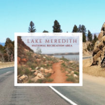 Lago Meredith, da Turquia Creek Trail, Texas