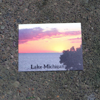 Cartão Postal Lago Michigan