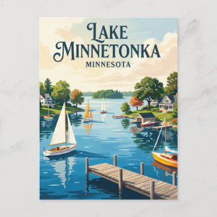 Cartão Postal Lago Minnetonka, Minnesota