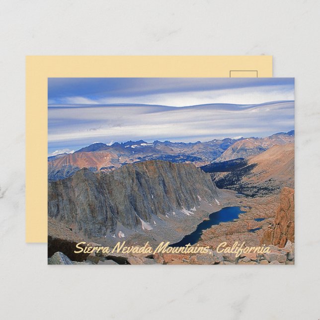 Cartão Postal Lago Montanha (Frente/Verso)